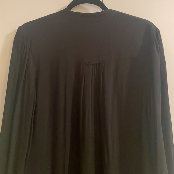 Anthropologie Maeve Black Shirt Dress with pockets - Picture 5 of 8